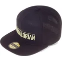 cepur-plakana-melns-snapback-the-mandalorian-silhouette-no-difuzed
