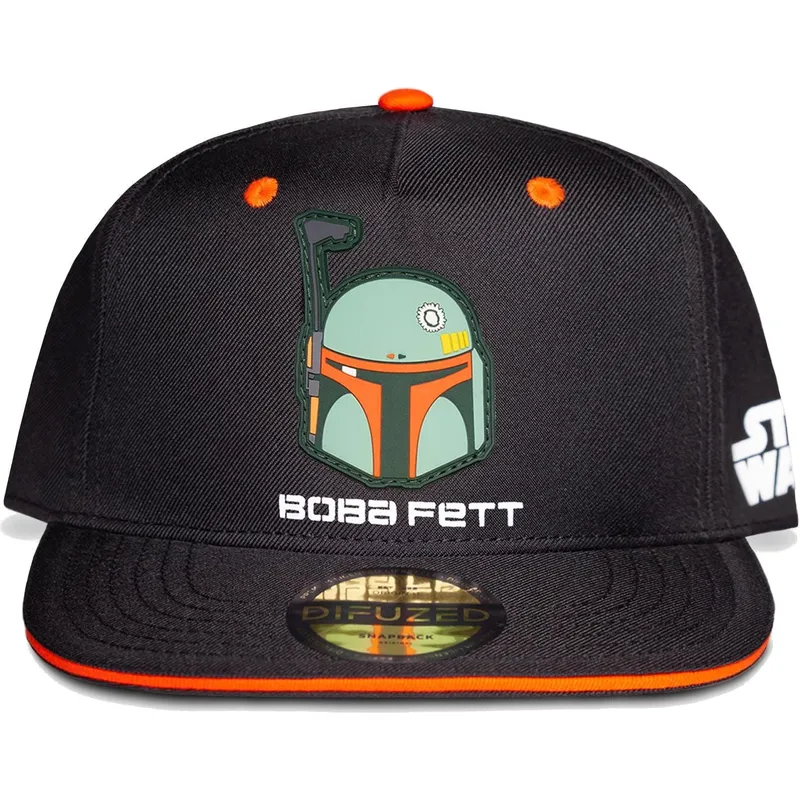 cepur-plakana-melns-snapback-berniem-bounty-hunter-the-mandalorian-no-difuzed