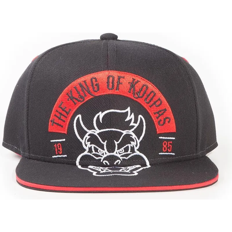 cepur-plakana-melns-snapback-the-king-of-koopas-bros-no-difuzed cepur-plakana-melns-snapback-the-king-of-koopas-bros-no-difuzed