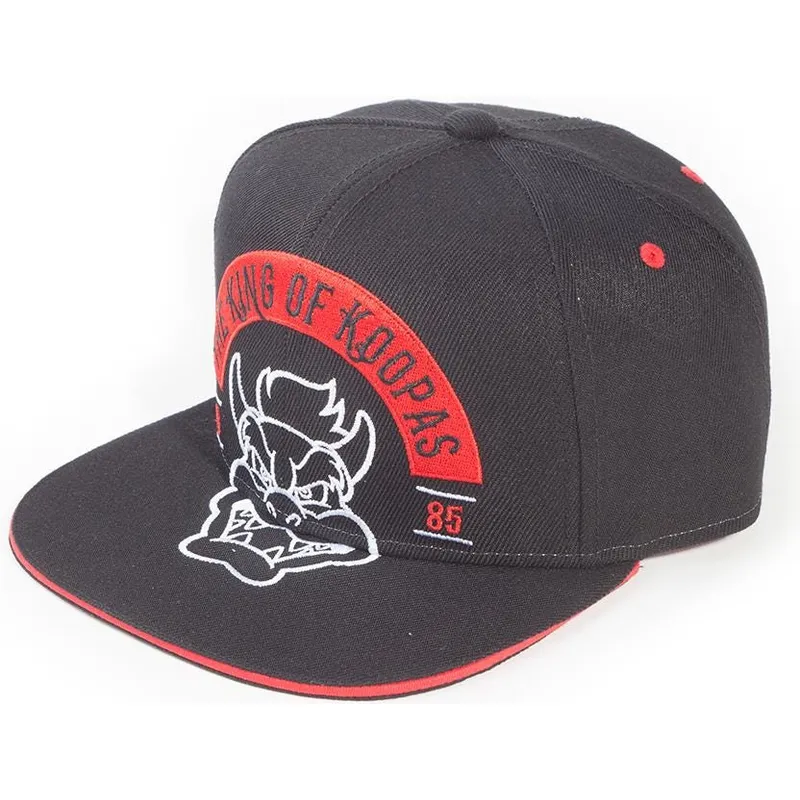 cepur-plakana-melns-snapback-the-king-of-koopas-bros-no-difuzed cepur-plakana-melns-snapback-the-king-of-koopas-bros-no-difuzed