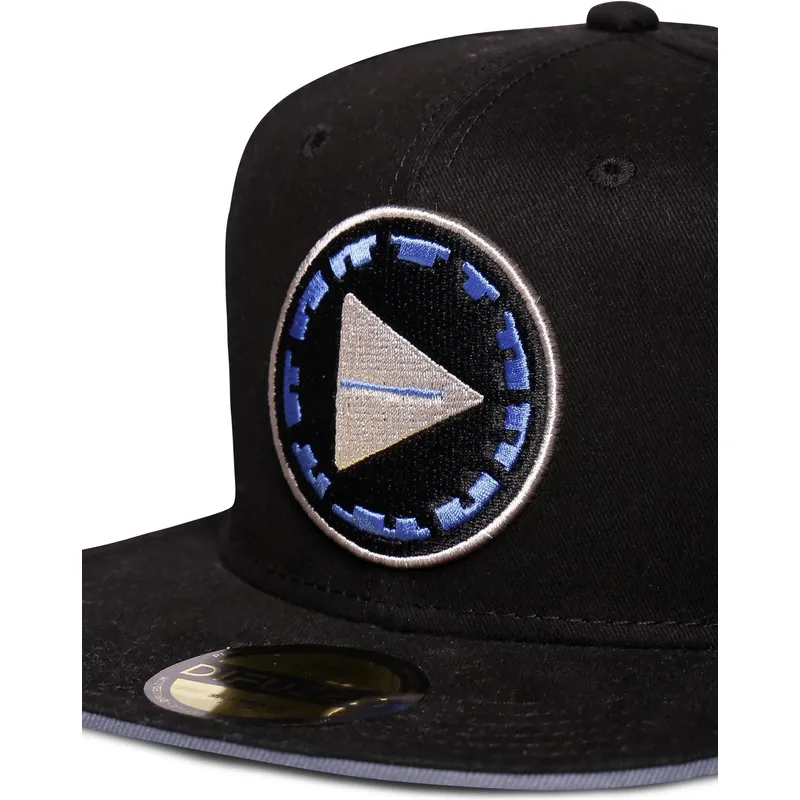 cepur-plakana-melns-snapback-forbidden-west-no-difuzed