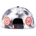snapback-kappe-weiss-und-schwarz-iron-man-tye-dye-abzeichen-marvel-comics-von-difuzed
