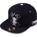 schwarze-snapback-cap-mit-gebogenem-schirm-gon-freecss-hunter-x-hunter-von-difuzed