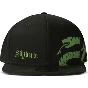 Gorra plana negra snapback Slytherin Harry Potter de Difuzed