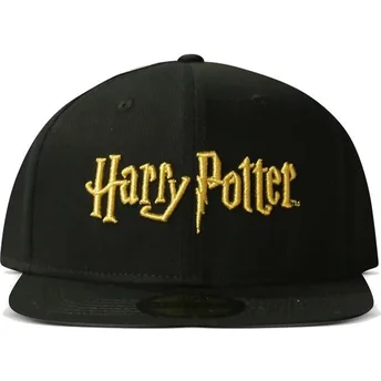 Gorra plana negra snapback Harry Potter de Difuzed