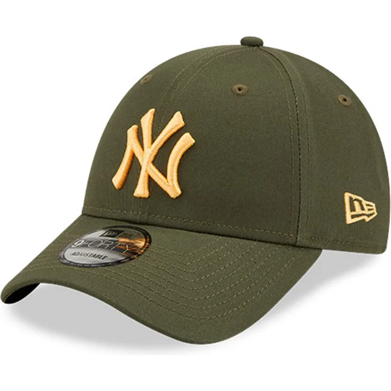cap-izliekta-green-adjustable-strap-9forty-league-essential-no-new-york-yankees-mlb-no-new-era
