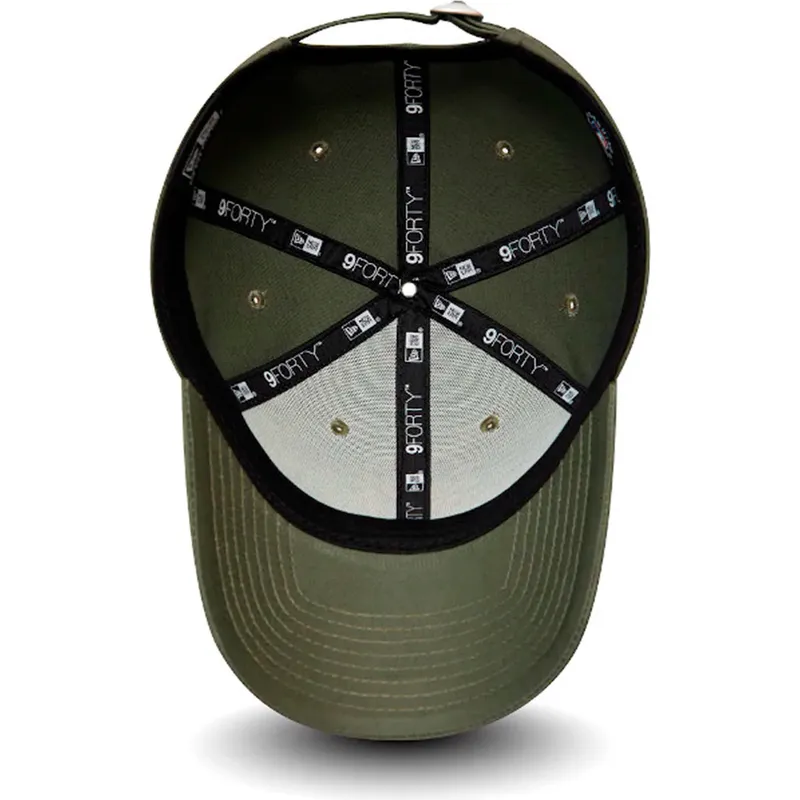 cap-izliekta-green-adjustable-strap-9forty-league-essential-no-new-york-yankees-mlb-no-new-era