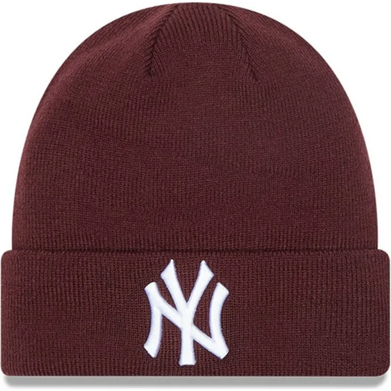 cepur-sarkans-cuff-beanie-league-essential-no-new-york-yankees-mlb-no-new-era