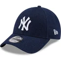 cepur-izliekta-tumsi-zils-regulejams-9forty-denim-no-new-york-yankees-mlb-no-new-era