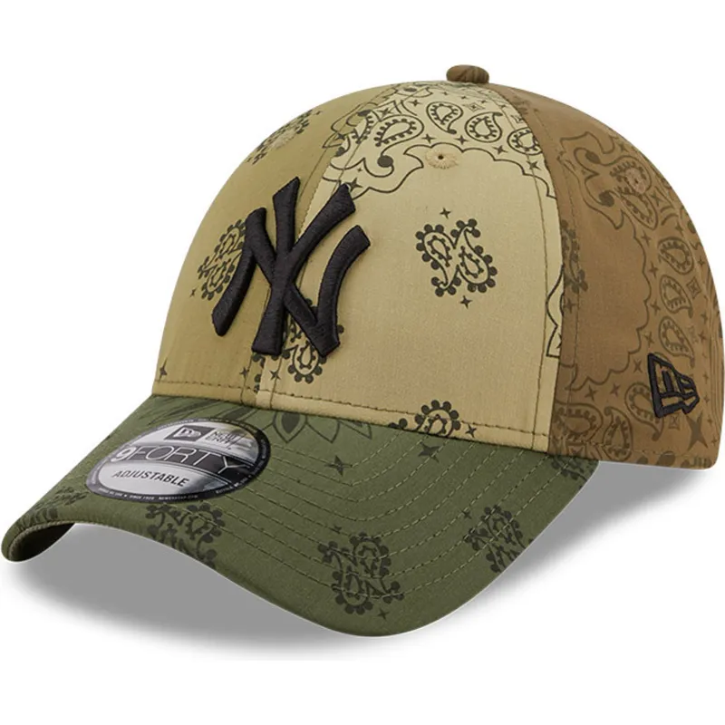 cepur-izliekta-zals-regulejams-9forty-paisley-print-no-new-york-yankees-mlb-no-new-era