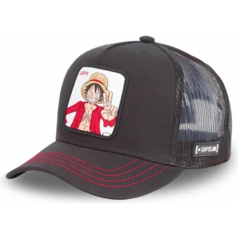 Gorra trucker negra Monkey D. Luffy LUF2 One Piece de Capslab