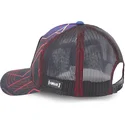 capslab-marvel-comics-black-panther-pan1-wakanda-forever-marineblaue-und-rote-trucker-kappe