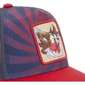 capslab-looney-tunes-taz2-tasmanischer-teufel-marineblaue-und-rote-trucker-kappe-loo5