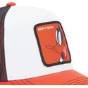 cepur-izliekta-truckeris-balts-snapback-loo5-daf1-duffy-duck-looney-tunes-no-capslab