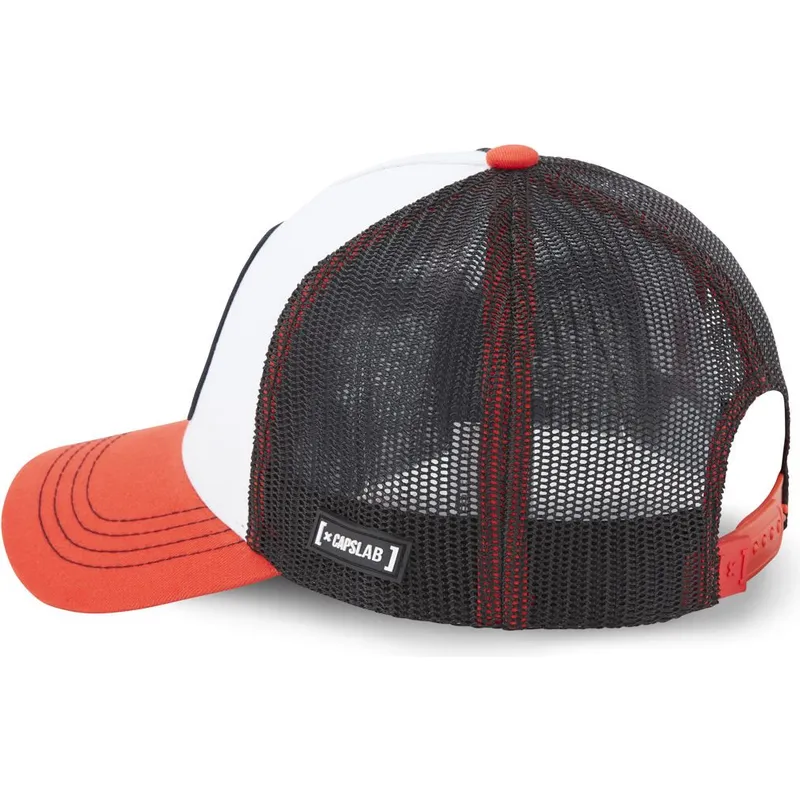 trucker-cap-weiss-schwarz-und-rot-duffy-duck-loo5-daf1-looney-tunes-von-capslab