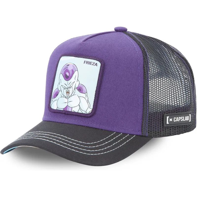 trucker-cap-violett-und-schwarz-frieza-dbs2-fre2-dragon-ball-von-capslab