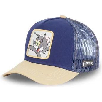 gorra-trucker-blau-und-braun-tom-tom1-looney-tunes-von-capslab
