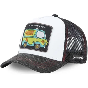 cepur-izliekta-truckeris-balts-snapback-mac-the-mystery-machine-scooby-doo-no-capslab