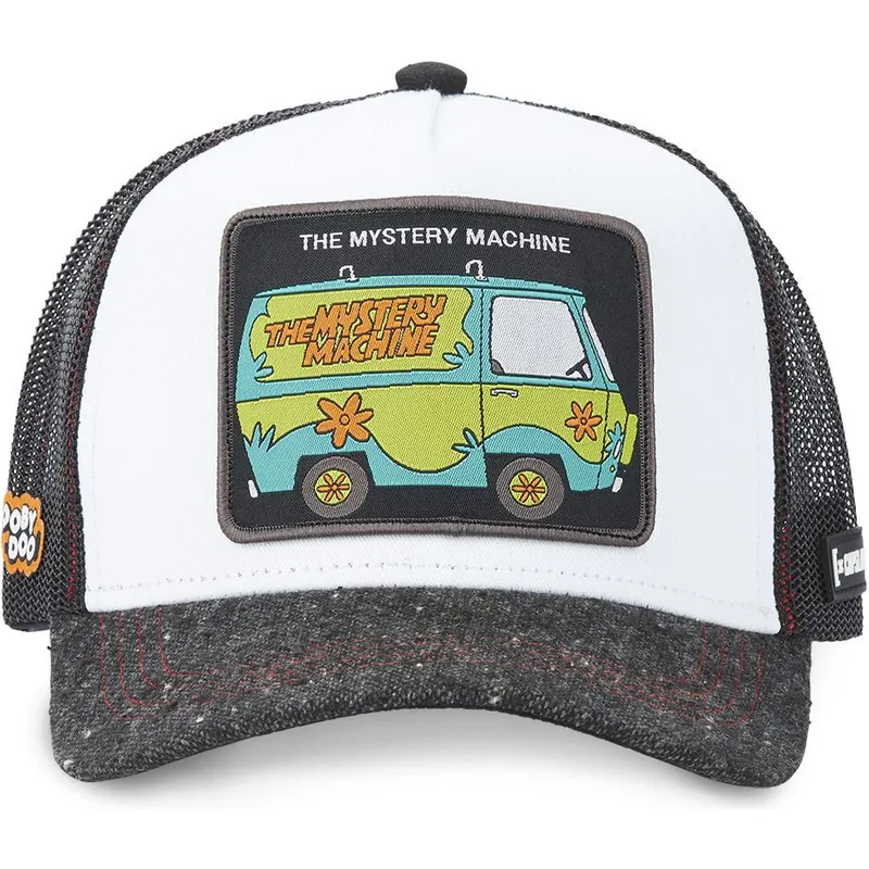 cepur-izliekta-truckeris-balts-snapback-mac-the-mystery-machine-scooby-doo-no-capslab