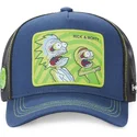 cepur-izliekta-truckeris-tumsi-zils-snapback-psy1-rick-un-morty-riks-un-mortijs-no-capslab
