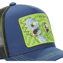 cepur-izliekta-truckeris-tumsi-zils-snapback-psy1-rick-un-morty-riks-un-mortijs-no-capslab