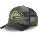 cepur-izliekta-truckeris-peleks-snapback-cam-yel-no-von-dutch