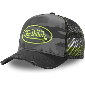cepur-izliekta-truckeris-peleks-snapback-cam-yel-no-von-dutch
