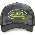 cepur-izliekta-truckeris-peleks-snapback-cam-yel-no-von-dutch