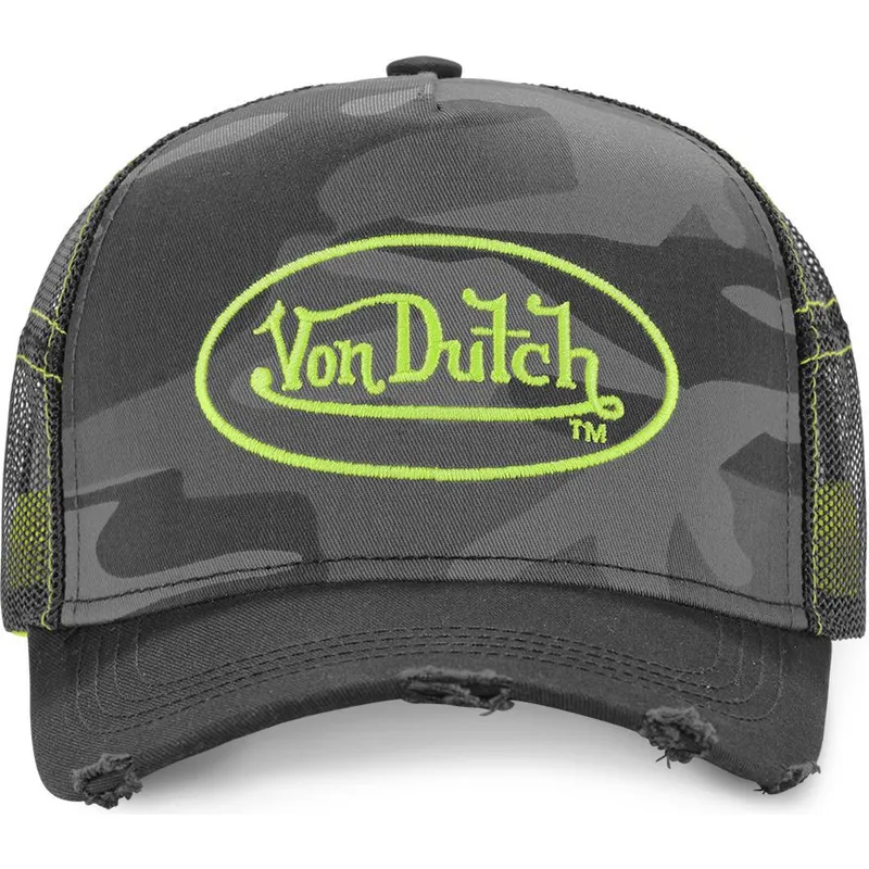cepur-izliekta-truckeris-peleks-snapback-cam-yel-no-von-dutch
