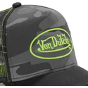 cepur-izliekta-truckeris-peleks-snapback-cam-yel-no-von-dutch