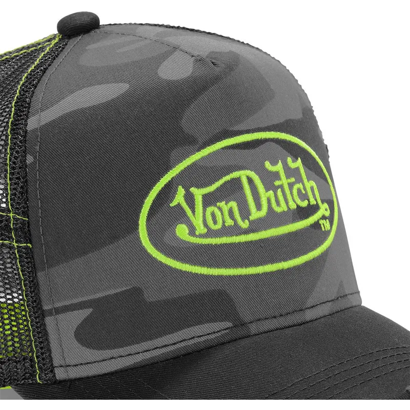 cepur-izliekta-truckeris-peleks-snapback-cam-yel-no-von-dutch