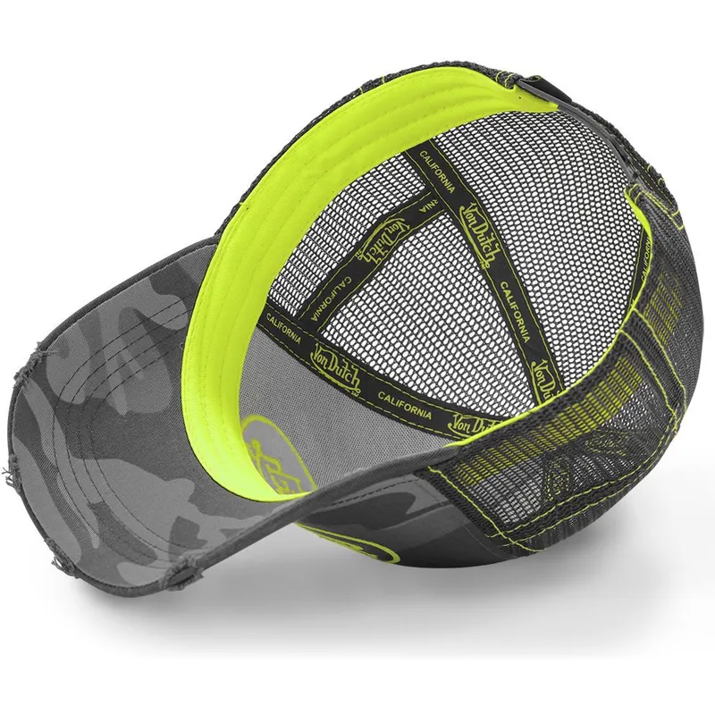 cepur-izliekta-truckeris-peleks-snapback-cam-yel-no-von-dutch