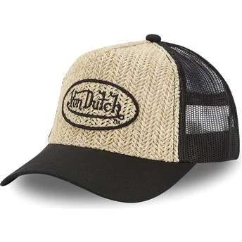 cepur-izliekta-truckeris-bruns-snapback-paille-no-von-dutch