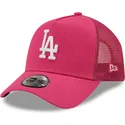 cepur-izliekta-truckeris-roza-snapback-a-frame-tonal-mesh-no-los-angeles-dodgers-mlb-no-new-era