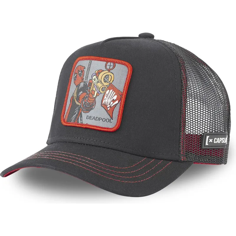 cepur-izliekta-truckeris-melns-snapback-dea1-deadpool-marvel-comics-no-capslab cepur-izliekta-truckeris-melns-snapback-dea1-deadpool-marvel-comics-no-capslab