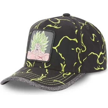 Gorra Curva Schwarz und Grün Verstellbar Broly Super Saiyan Legendär TAG BRO1 Dragon Ball von Capslab