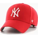 casquette-courbee-rouge-snapback-mvp-new-york-yankees-mlb-47-brand