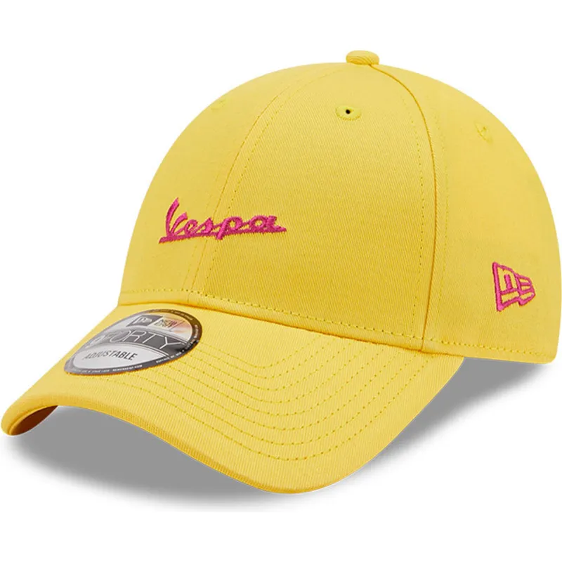 cepur-izliekta-dzeltens-regulejams-9forty-essential-no-vespa-piaggio-no-new-era