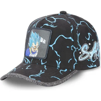 cepur-izliekta-melns-regulejams-super-saiyan-blue-tag-veg1-vegeta-dragon-ball-no-capslab