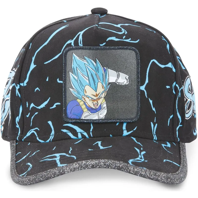 cepur-izliekta-melns-regulejams-super-saiyan-blue-tag-veg1-vegeta-dragon-ball-no-capslab