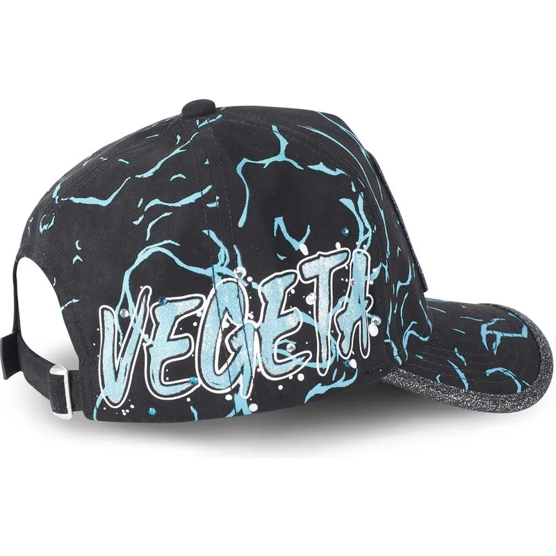 cepur-izliekta-melns-regulejams-super-saiyan-blue-tag-veg1-vegeta-dragon-ball-no-capslab