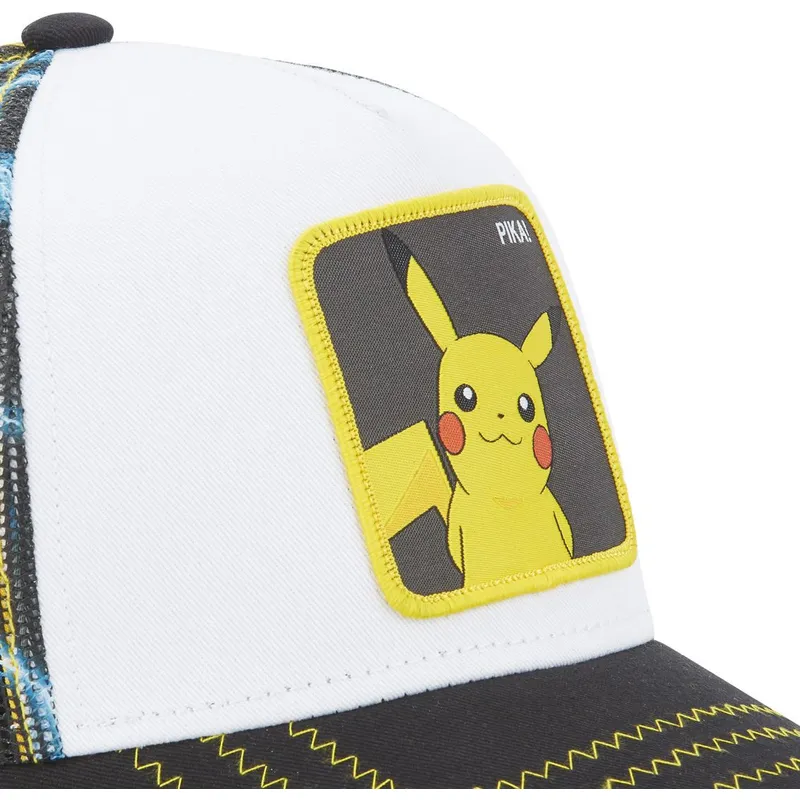 cepur-izliekta-truckeris-melns-snapback-ele2-pikachu-pokemon-no-capslab