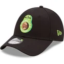 cepur-izliekta-melns-regulejams-aguacate-9forty-food-icon-no-new-era