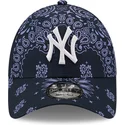 cepur-izliekta-tumsi-zils-regulejams-9forty-paisley-print-no-new-york-yankees-mlb-no-new-era