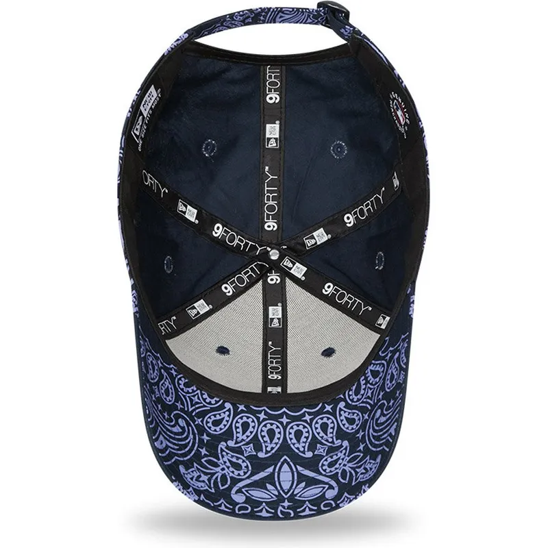 cepur-izliekta-tumsi-zils-regulejams-9forty-paisley-print-no-new-york-yankees-mlb-no-new-era cepur-izliekta-tumsi-zils-regulejams-9forty-paisley-print-no-new-york-yankees-mlb-no-new-era
