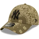 cepur-izliekta-zals-regulejams-9forty-paisley-print-no-new-york-yankees-mlb-no-new-era