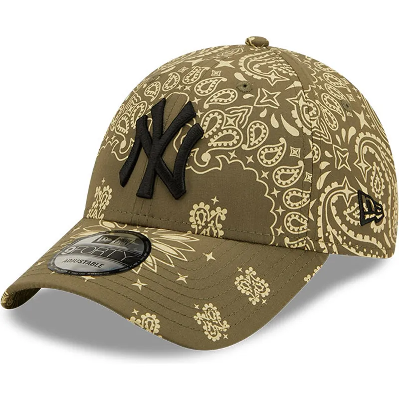 cepur-izliekta-zals-regulejams-9forty-paisley-print-no-new-york-yankees-mlb-no-new-era