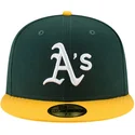 zielono-zolta-dopasowana-czapka-z-daszkiem-59fifty-ac-perf-oakland-athletics-mlb-new-era