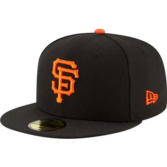 Casquette plate noire ajustée 59FIFTY AC Perf San Francisco Giants MLB New Era
