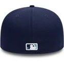 gorra-plana-azul-marino-ajustada-59fifty-ac-perf-de-tampa-bay-rays-mlb-de-new-era